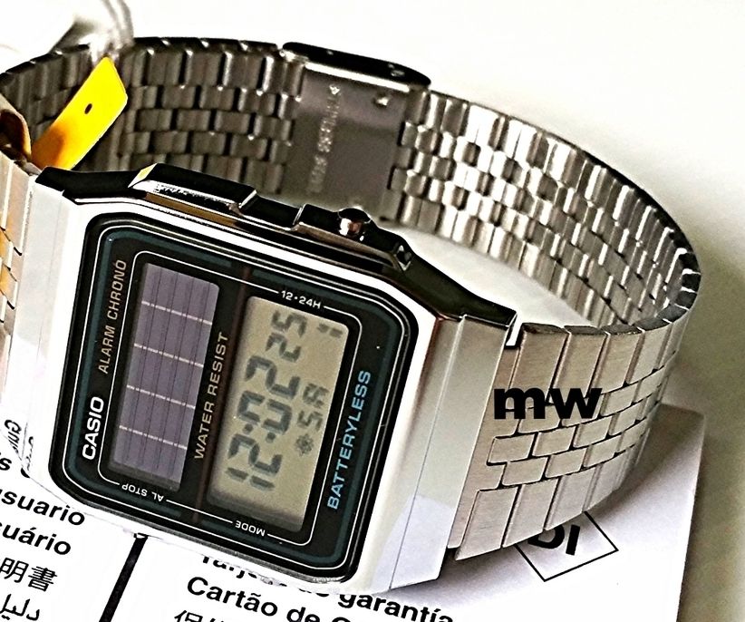 CASIO AL180MVV1UDG SOLAR BATTERYLESS ALARMCHRONO DIGITAL UNISEX