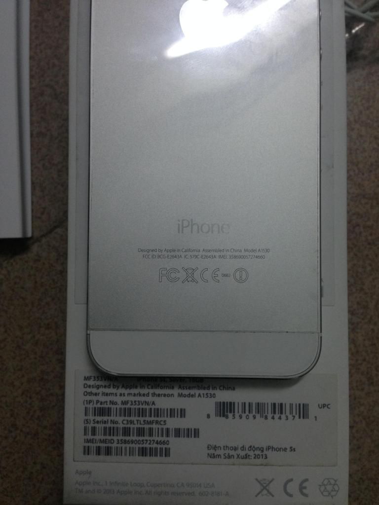 5S SILVER full box còn BH giá 8txxxxxxx, nhanh tay lụm - 6