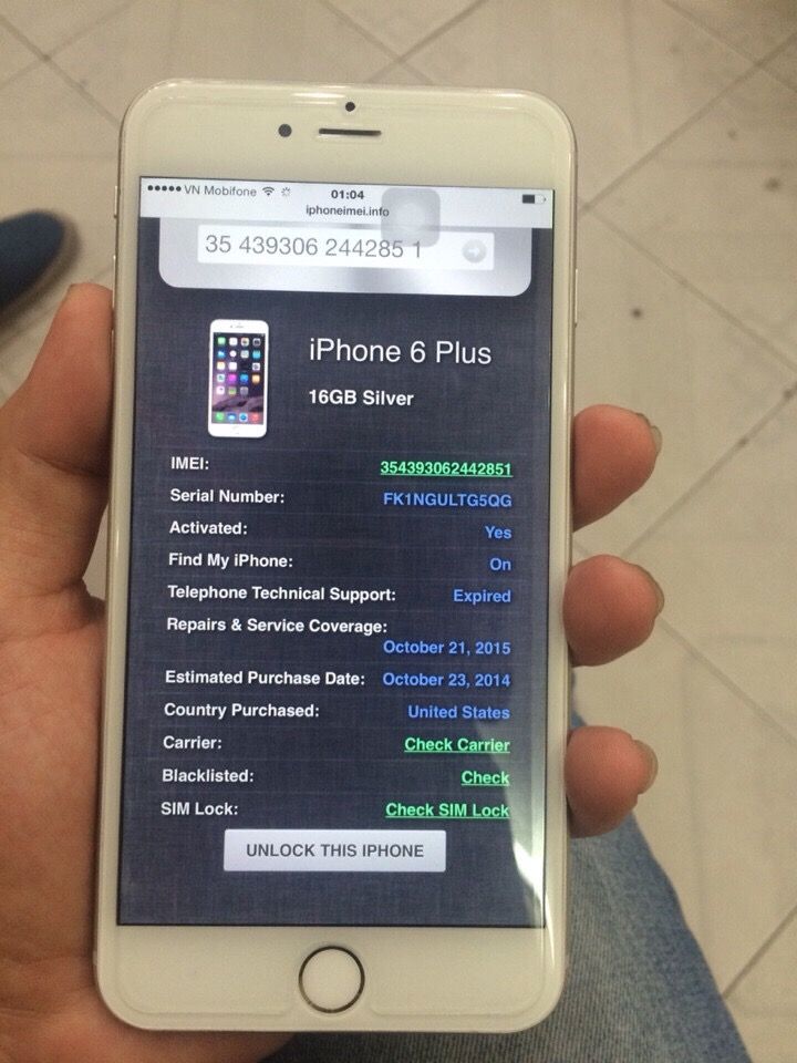 6 plus trắng quốc tế 16g. like new 99%.  12txxxxx nhanh còn - 4