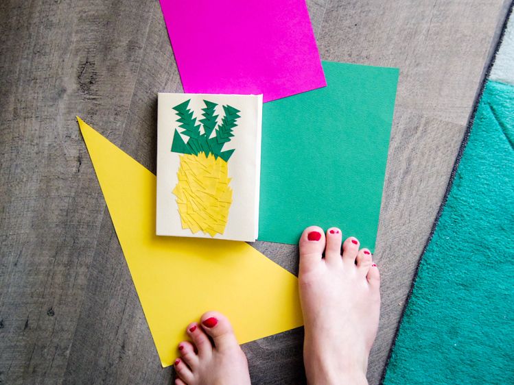 diy, agenda, rentrée, ananas, dans ma boite