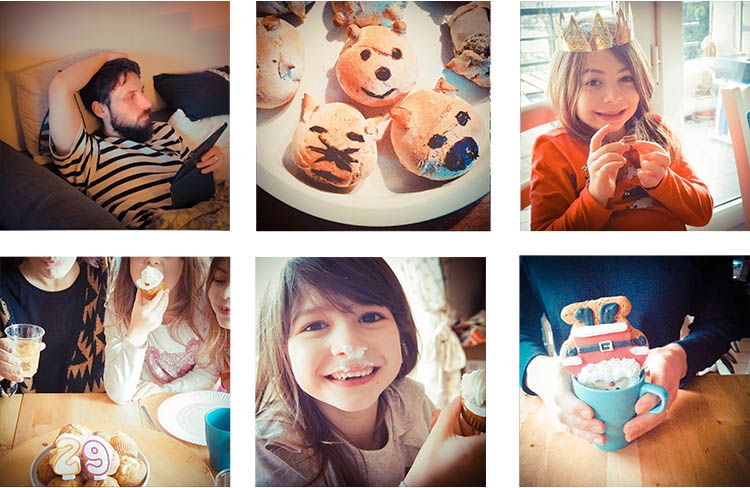 Souvenirs family, happiness, brioche, ourson