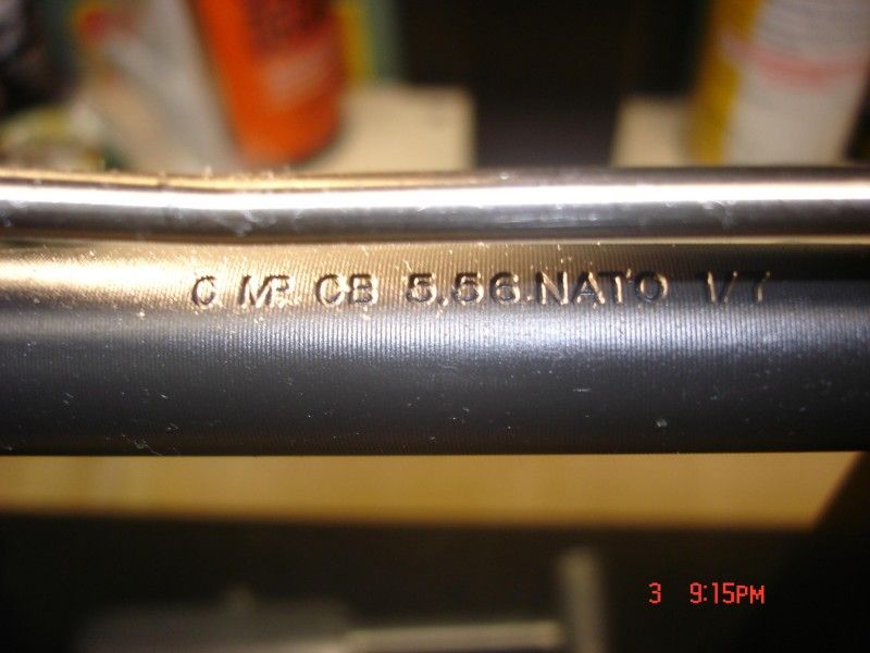 Colt MK18 Barrel markings?