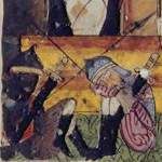 The Sleeping Guards & Holy Women at the Tomb, Syriac Gospel of c.1220AD