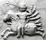 A Sasanian Horseman on a Stucco Panel, The Metropolitan Museum of Art, New York. Accession Number: 40.58