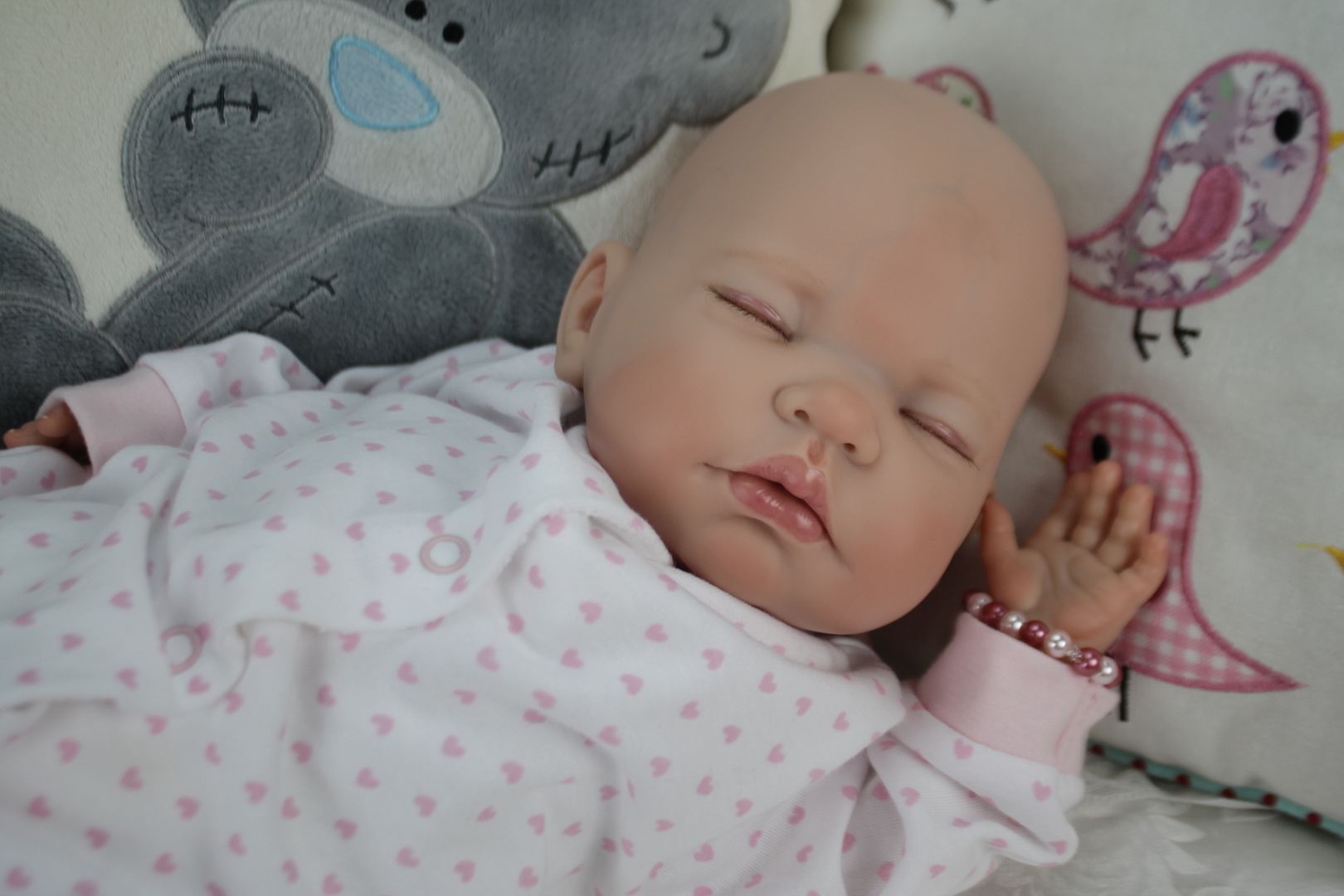 BEAUTIFUL REBORN MOLLY MARIE ~ BALD BABY GIRL ~ FULL LIMBS ~ ABC DOLL ...