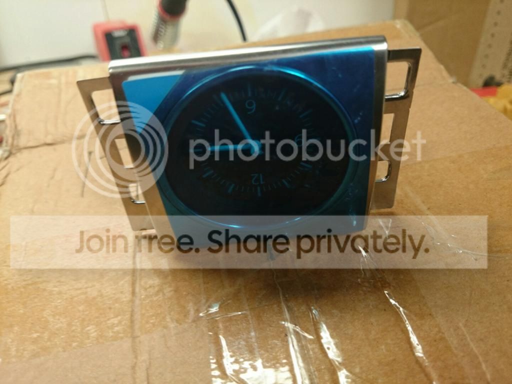 Brand New dash clock with red lighting | VW Vortex - Volkswagen Forum